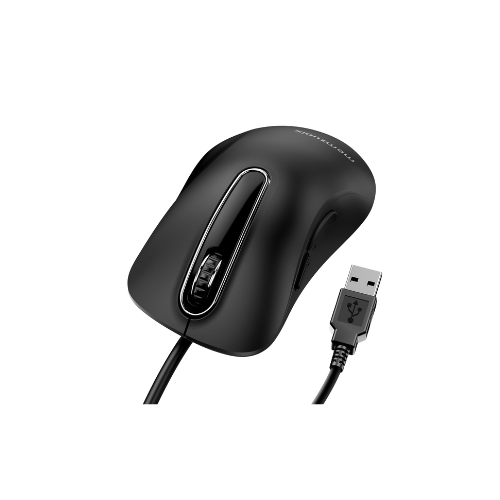 Wired Mouse, USB-A Wired , 1200 DPI Optical Tracking, 5 Buttons,Ergonomic Cord Mouse for PC/Mac/Laptop-Black