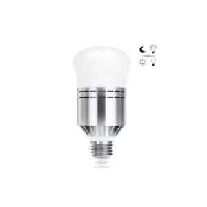 HURRISE Dusk to Dawn LED Light Bulbs, 12W Smart Sensor Bulb E26/27 Built-in Photosensor Detection Auto On/Off, 6000K Cold White, Indoor/Outdoor Lighting Lamp Garage, Hallway, Yard, Porch, Basement