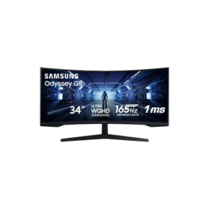 Samsung 34" Odyssey G55T WQHD 165Hz 1ms(MPRT) AMD FreeSync HDR Curved Gaming Monitor - LC34G55TWDNXZA
