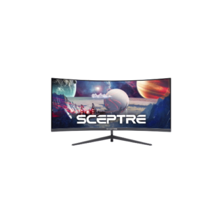 Sceptre C305B-200UN - LED monitor - curved - 30" - 2560 x 1080 UWFHD @ 200 Hz - VA - 270 cd/m - 3000:1 - 5 ms - 3xHDMI, DisplayPort - speakers - black