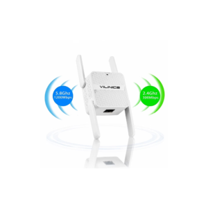 TOPVISION WiFi 6 Extender Signal Booster for Home & Office, 1500Mbps Dual Band 2.4GHz & 5GHz WiFi Range Extender with Ethernet Port, Long-Range WiFi Booster Covers up to 1500 Sq.Ft
