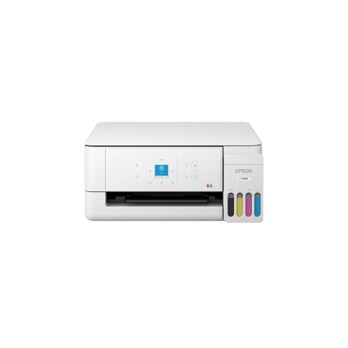 Epson EcoTank ET-2903 Wireless All-in-One Color Supertank Printer with up to 3 Years of Ink, Refillable Tanks, Perfect for Home, 11 PPM, 1.44" Color Screen, Built-in Scanner – White