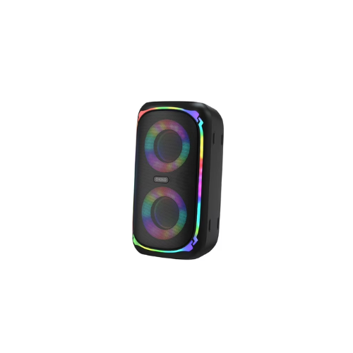 OKKO Sonic Bass V4 Portable Bluetooth Speaker – Wireless Party Speaker with Deep Bass, Karaoke Speaker with Microphone Port, LED Lights, Outdoor Portable Rechargeable Speaker