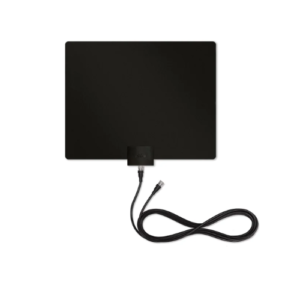 Mohu Leaf Plus Paper-Thin Indoor TV Antenna, Amplified, UHF VHF, 60-Mile Range, Multi-Directional, 4K 8K UHD, NEXTGEN TV - with 12-Ft. Cable