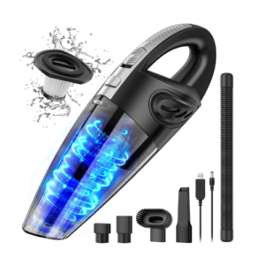 Juyafio Cordless Handheld Vacuum with 10000PA Powerful Suction, Portable Rechargeable Car Vacuum Cleaner For Car,Home
